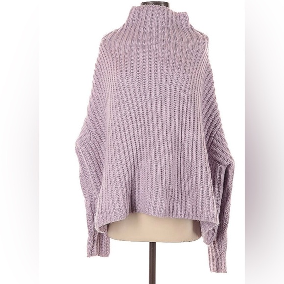 ACNE STUDIOS
Chunky Sweater Lavender Knit Sweater - Picture 1 of 5